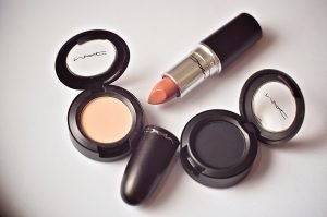 MAC lipstick and eye shadow products