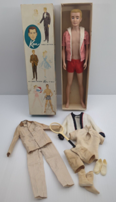 More details The "Ken" doll (1960/1961) wearing a swimsuit.