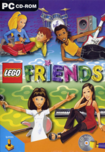 The cover of the 1999 Lego Friends game