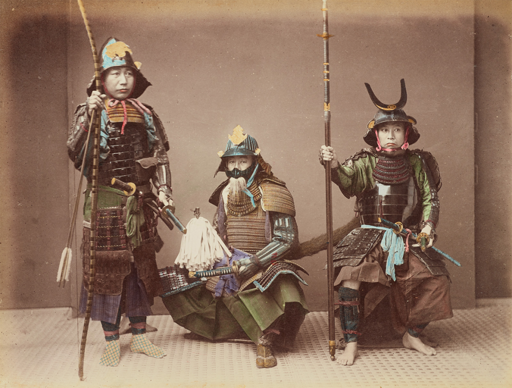 Samurai in Armour by Kusakabe Kimbei