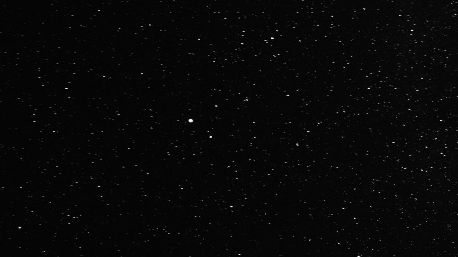 black and white stars in the sky